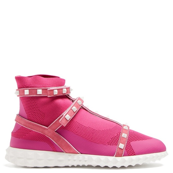 Rockstud body-tech high-top trainers 36 - Picture 4 of 8